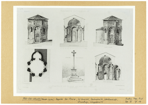 preview Puy-en-Velay: Kapelle Sainte-Claire, nach Archiv. Mon. Hist. Bd. IV, Tafel 19